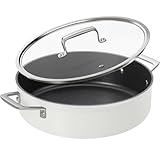 BLAZANT Servierpfanne 28cm Induktion, Pfanne Bratpfanne Schmorpfanne mit...