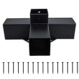 Für 10,2 x 10,2 cm Holzpergola-Halterungs-Kit aus legiertem Stahl,...