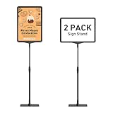 DUKZURA Infoständer A4 Aufsteller Information Stand - Kundenstopper...