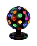 Rotierende Discokugel - 11“ drehende Discokugel mit mehrfarbigen LED für...