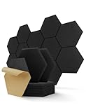 Hexagon Akustikplatten Selbstklebend, 12 Stück Schallabsorber für...