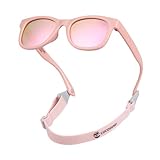 COCOSAND Baby-Sonnenbrille mit Band, polarisiert, flexibles Gestell für...