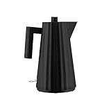 Alessi Plissé MDL06 B Wasserkocher, 1.7l, Thermoplastisches Harz, Schwarz,...