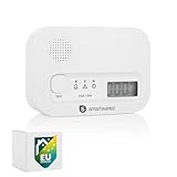 Smartwares Kohlenmonoxid melder, 10 Jahre Sensor, 1.5 Testsieger Wertung,...