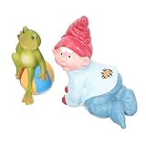 Milisten 1 Satz Zwergfrosch Ornament Mikrolandschaftsornament lustige...