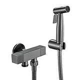 Handheld Bidet-Sprayer für Toilette, Grau, tragbar, Bidet-Sprayer, Set,...