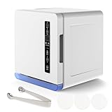 Handtuchwärmer Kosmetik, 8L UV Desinfektionsschrank mit 75°C Heizfunktion...