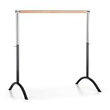 Klarfit Bar Lerina Ballettstange (Holmlänge 110 cm, freistehend, mobil,...