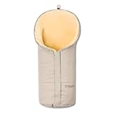 Hofbrucker Lammfell-Fußsack Eskimo für Babyschale, Kinderwagen, Buggy. Ab...