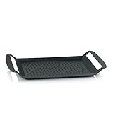 Kela Kerros Grillplatte, Keramik, Schwarz, Grill-Platte