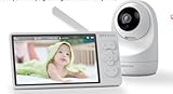 Sebikam 5,5 Zoll Babyphone mit Kamera 720P HD Bildschirm Video Baby...