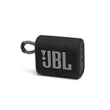 JBL GO 3 kleine Bluetooth Box in Schwarz – Wasserfester, tragbarer...