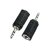 SEYUGOPTI 2,5-mm-Klinkenstecker auf 3,5-mm-Buchse,...