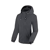 BATHRINS Wanderjacke Damen Wasserdicht Outdoor Jacke Atmungsaktiv...