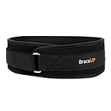 BraceUP Gewichthebergürtel Herren Damen - 10cm Lifting Belt, Gym Gürtel,...