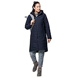 Jack Wolfskin Damen NORTH YORK COAT W winddichter Wintermantel, midnight...