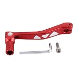 GOOFIT Red CNC 0.47 Zoll Universal Motorrad Schalthebel Aluminium...