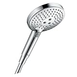 hansgrohe Raindance Select S - Duschkopf, Handbrause mit 3 Strahlarten...