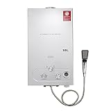 TABODD 36KW 18L Tragbarer Gas Durchlauferhitzer Propangas Campingdusche...