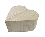 Pracht Creatives Hobby 7678-13541 Herzförmige Holzkiste mit aufklappbarem...