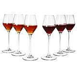 MamboCat 6er Set Carré Portwein-Gläser I 80ml, Höhe 19,5cm I für 6...