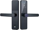 Biometrisches Fingerabdruck-Türschloss für Holztüren, Bluetooth...