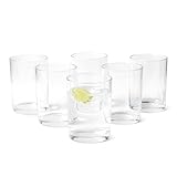 Amazon Basics Trinkgläser, 6-Teiliges Set, 325,3ml, Spülmaschinenfest