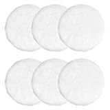 6 Stück Lammwolle Polierscheiben, 125mm Wolle Polierpads Auto...