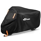 toptrek Motorrad Abdeckplane Outdoor XXXL Motorradabdeckung Wasserdicht...