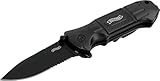 Walther Black Tac Knife Klappmesser mit Linerlock-Verriegelung,...