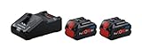 Bosch Professional 18V System Starter-Set: 2x ProCORE 18V 8.0Ah Akku +...