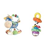 Playgro Plüschrassel Pferd Klipp Klapp Pferd mit Babyrasselball Super...
