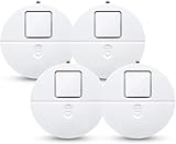 Coziert Glasbruchalarm mit lautem 120dB Alarm, Glasbruchmelder Fensteralarm...