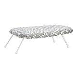 Amazon Basics Tisch-Bügelbrett mit klappbaren Beinen Spalier Abnehmbarer...