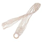CORHAD Macrame Ukulele Wandhalter aus Baumwollseil Handgewebter Wandhänger...