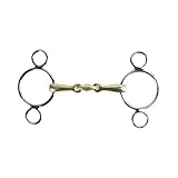 AK 3-Ringknebel mit doppelt gebrochenem Reitgebissen aus Deutsch Silber...