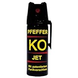BALLISTOL 24430 Pfeffer-KO Jet 50ml Spray – Verteidigungsspray gegen...