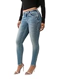 True Religion Crystal Jennie Big T Mid Rise Skinny Damen-Jeans |...