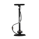 FISCHER Stand-Luftpumpe mit Manometer, hohe Pumpleistung bis 11 bar, für...