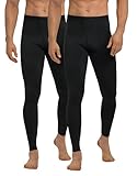 YESWEL Unterhosen Männer Lang 2er Pack, Warme Thermohose, Thermounterhose...