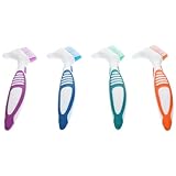 HEMOTON 4 Stück Tragbare Doppelseitige Prothesenbürsten aus...