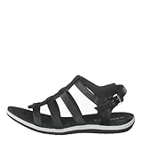 Geox Damen D Sandal Vega A Sandalen,Schwarz,42 EU