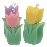 Healifty 3 Stück Teiliges Tulpenförmige Duftkerzen Handgemachte...