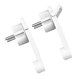 Oblinple 2 Stücke Flachstecker 250V 16A IP20, Winkelstecker Hinter...