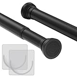 GOOWIN 1 Stück Duschvorhangstange, 80–204 cm Duschvorhangstange Ohne...