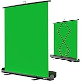 EMART Green Screen 165x220cm, Roll-up Panel Greenscreen Fotohintergrund,...