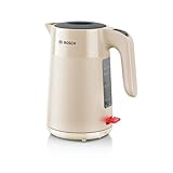 BOSCH Wasserkocher TWK2M167, Beige, 2400 W, 1,7 l