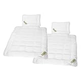 Julido Kinder Bettenset 4-teilig 2X Steppdecke 100x135 cm & 2X Kissen 40x60...