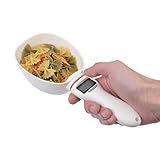 WOOXGEHM Digitale Löffelwaage, Digitaler Küchenlöffel, Abnehmbarer...