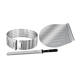 Zenker 7705 Patisserie Tortenboden-Schneidhilfe-Set – Inkl....